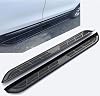 2 ESTRIBOS negros para Kia Sonet 2022-2026, paso lateral resistente antideslizante, barra de protección (con soportes) 3