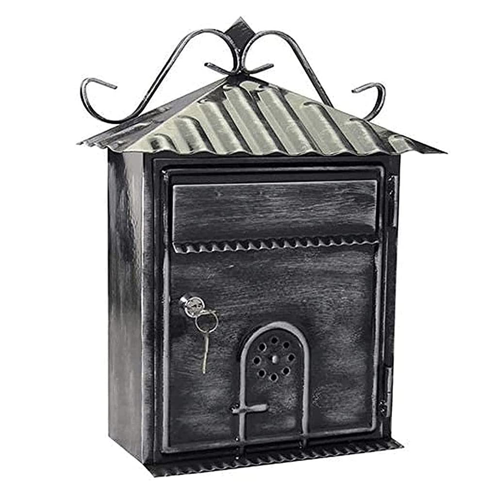 Cassetta Postale Americana Con Palo - Stile USA, Bandierina, Verde, Montaggio A Terra - Foto 5