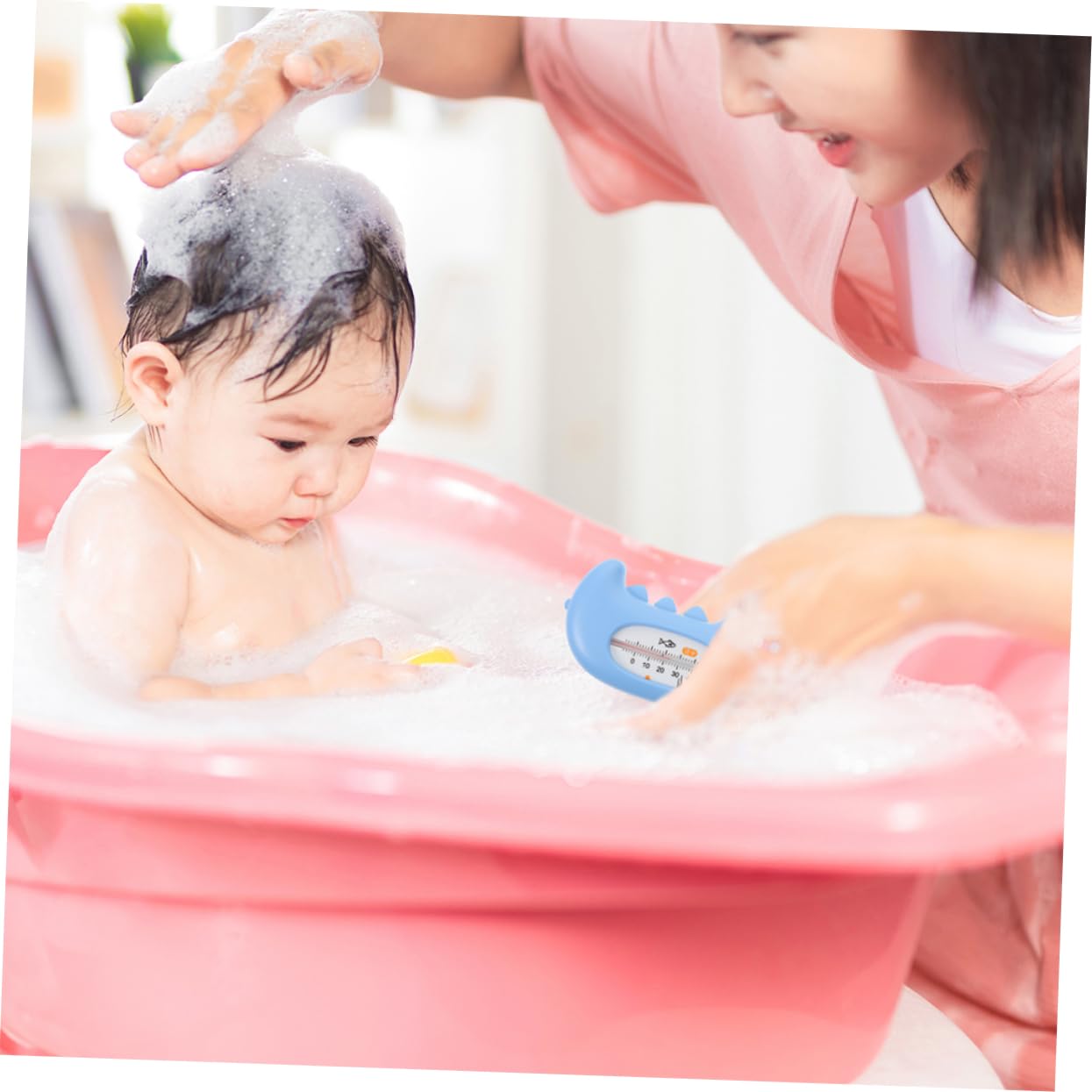 Toddmomy Termómetro De Piscina De Dibujos Animados Temperatura Del Agua De La Bañera Termómetro De Piscina Termómetros Termómetro De Piscina De Dibujos Animados 2 piezas x 4