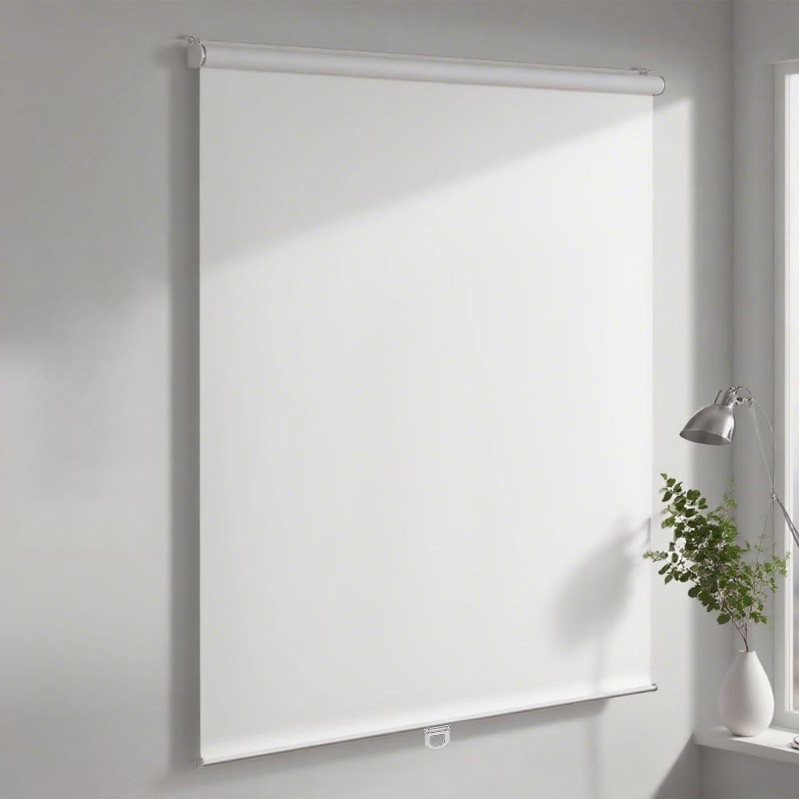 Joydeco Store Occultant Klemmfix sans Perçage 65l x 130L cm avec Revêtement Anti-Lumineux, Store Enrouleur Thermique Isolant Anti Froid et Chaleur pour Fenêtre de Salon Chambre Cuisine Salle de Bain