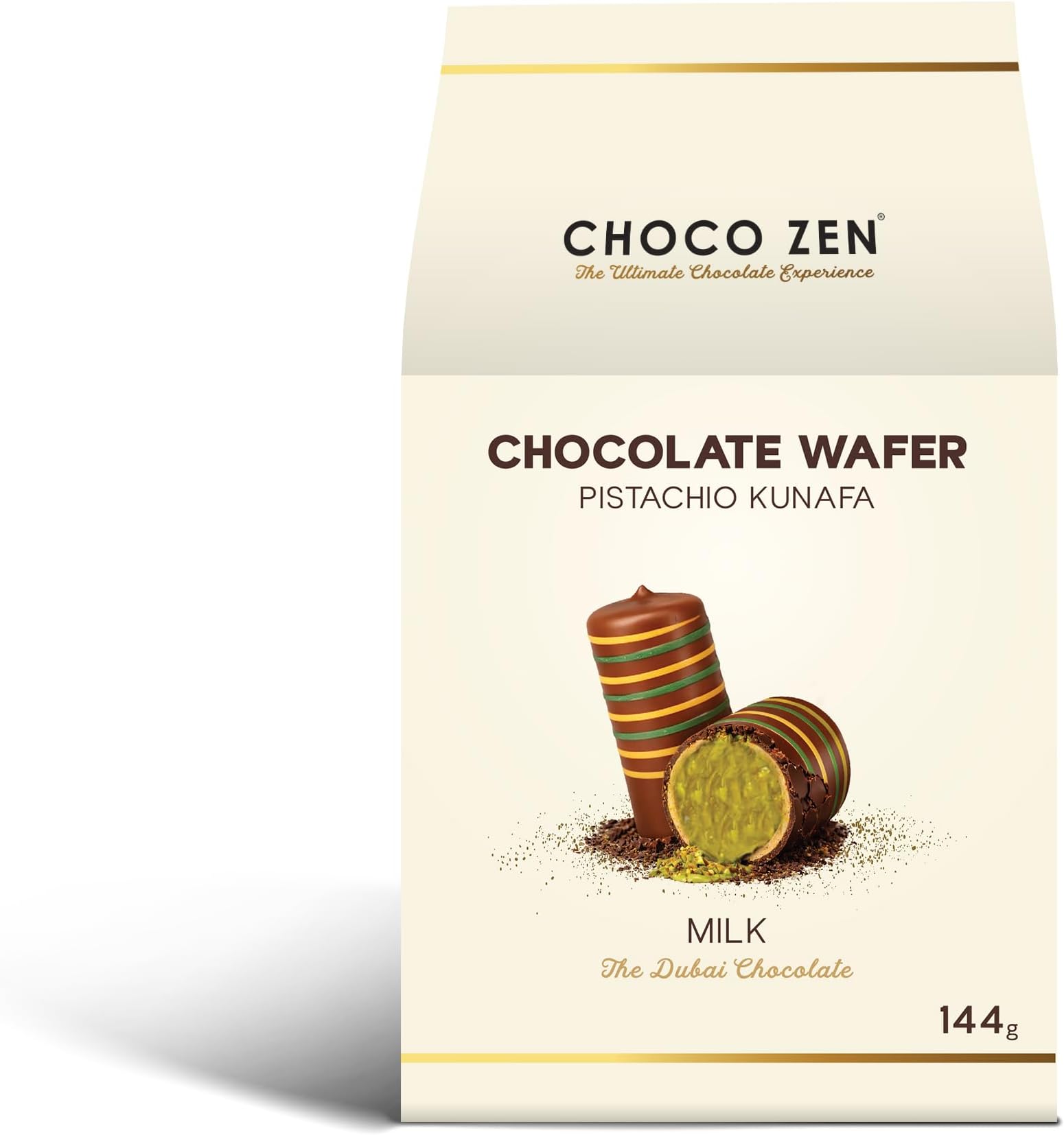 Choco Zen Dubai Chocolate Wafer Rolls