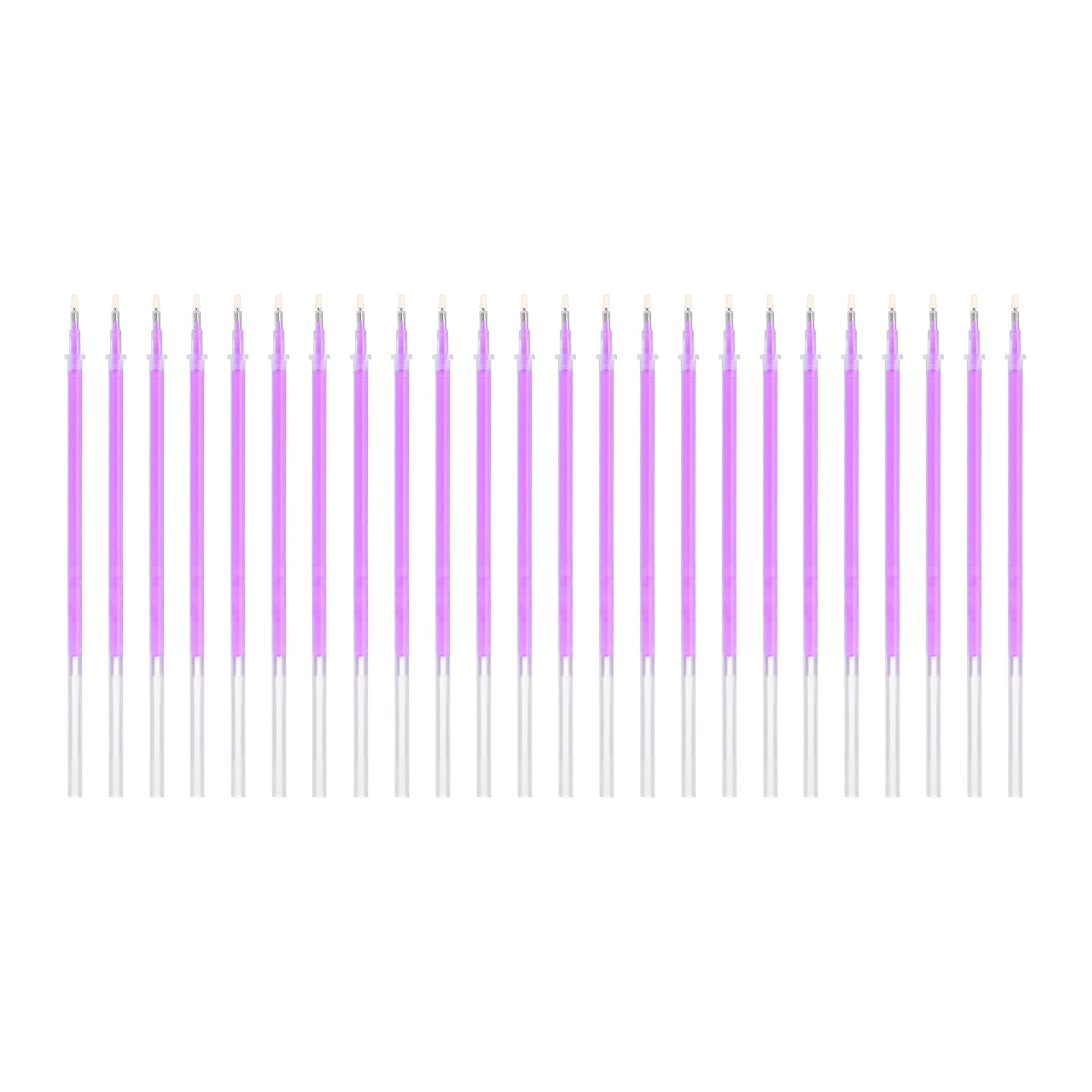 PATIKIL 0.5mm Gel Pens Refills, 24 Pack Glitter Gel Pens Sparkle Metallic Ink Fine Point Colored Refill Set for Adults Coloring Books Journaling Scrapbooking Art Drawing, Purple