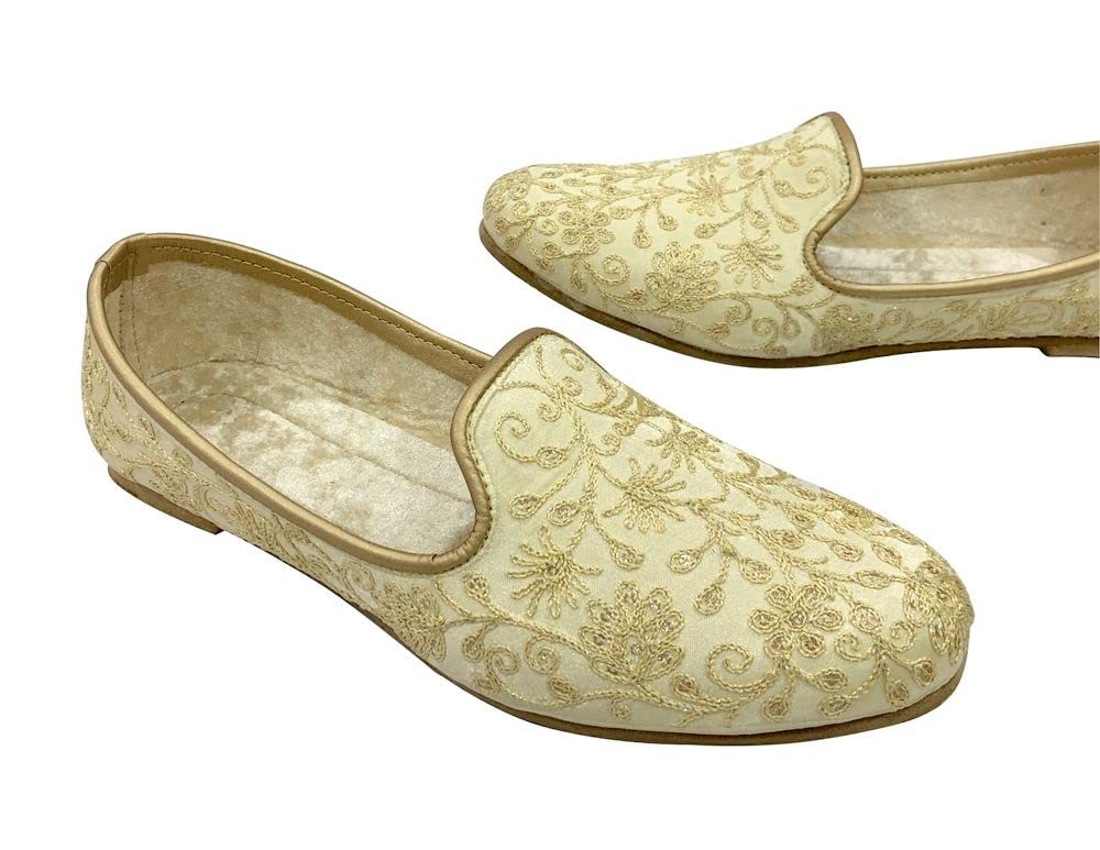 Stop n Style Jutti Sherwani-Schuhe für Herren, indische Hochzeit, handgefertigt, ethnisch, Mojari, Punjabi, Juti