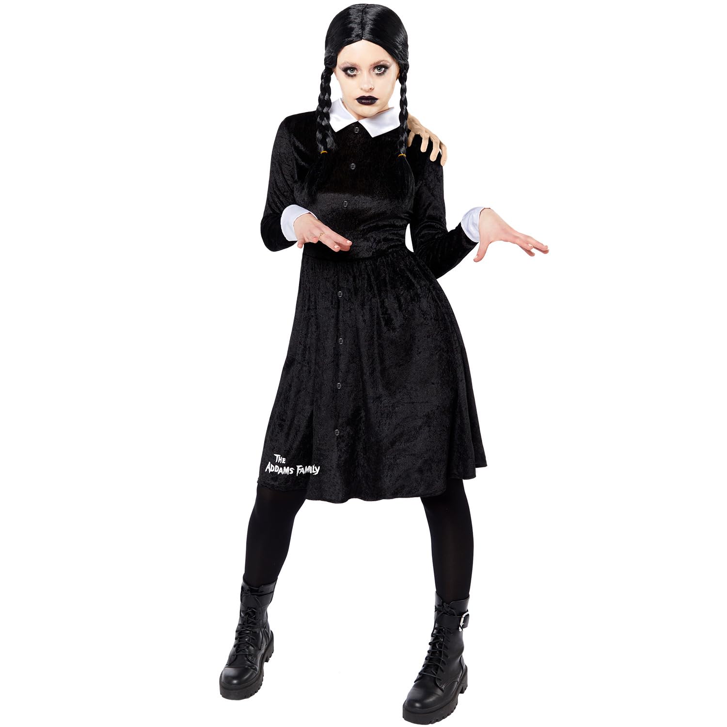 wednesday addams dress Iris Long Sleeve Satin Maxi Dress / White | MESHKI