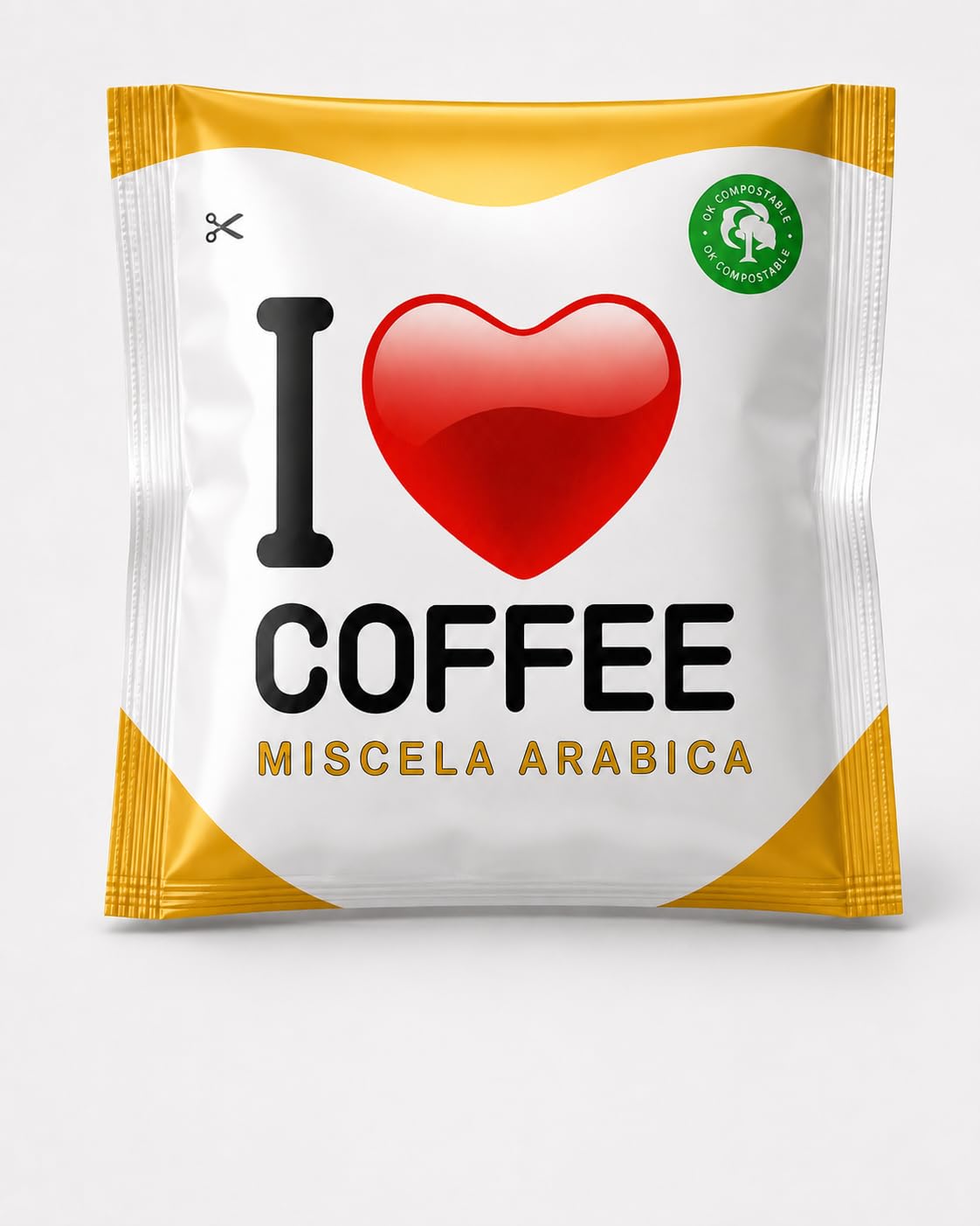 I Love Coffee Cialde Miscela Arabica, Box da 900 Cialde