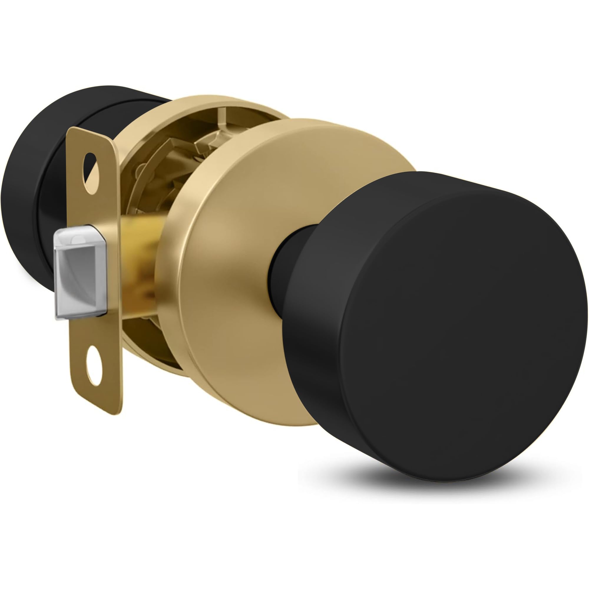 Matte Black Dummy Door Knobs - 2 Pack -13