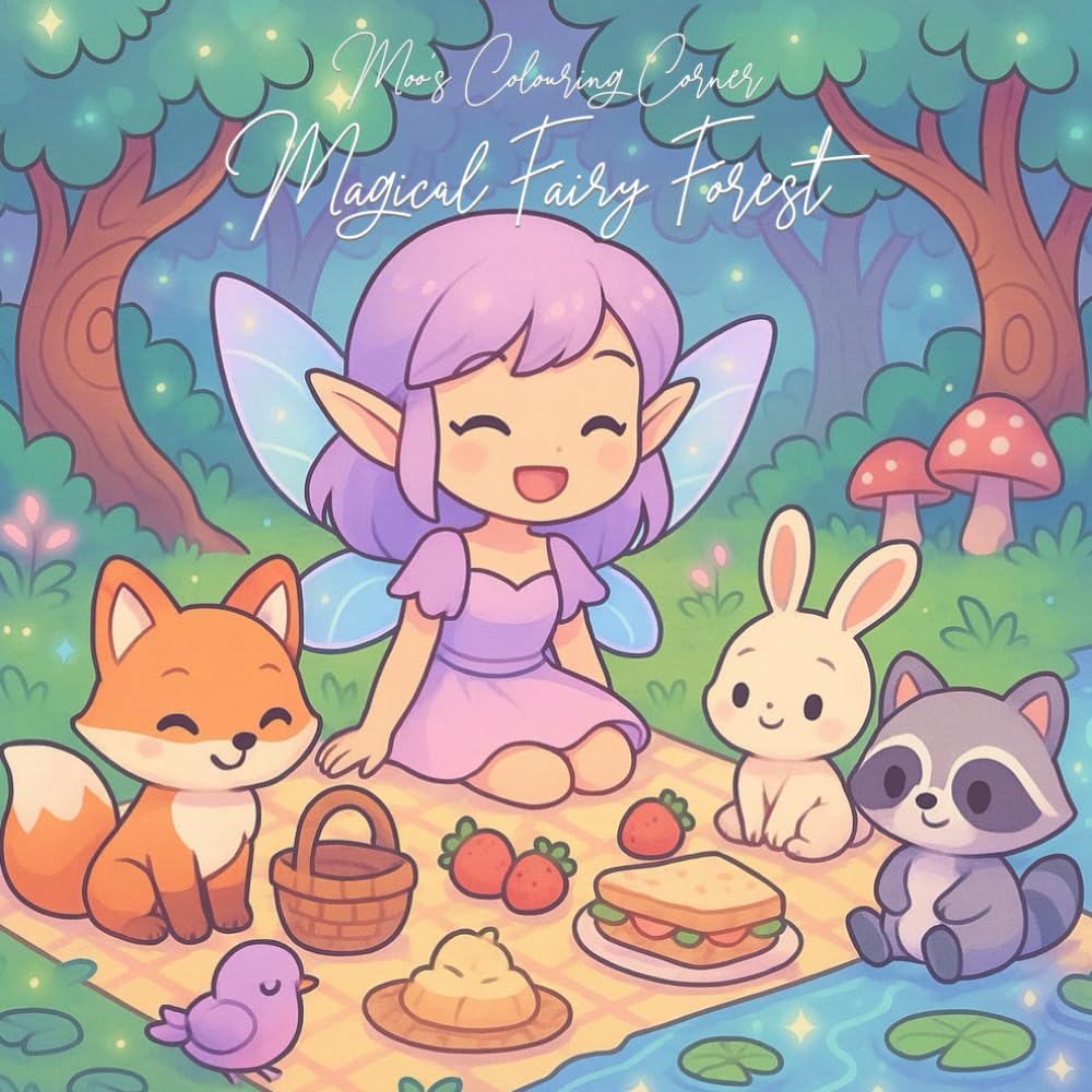 Magical Fairy Forest: Colouring Book