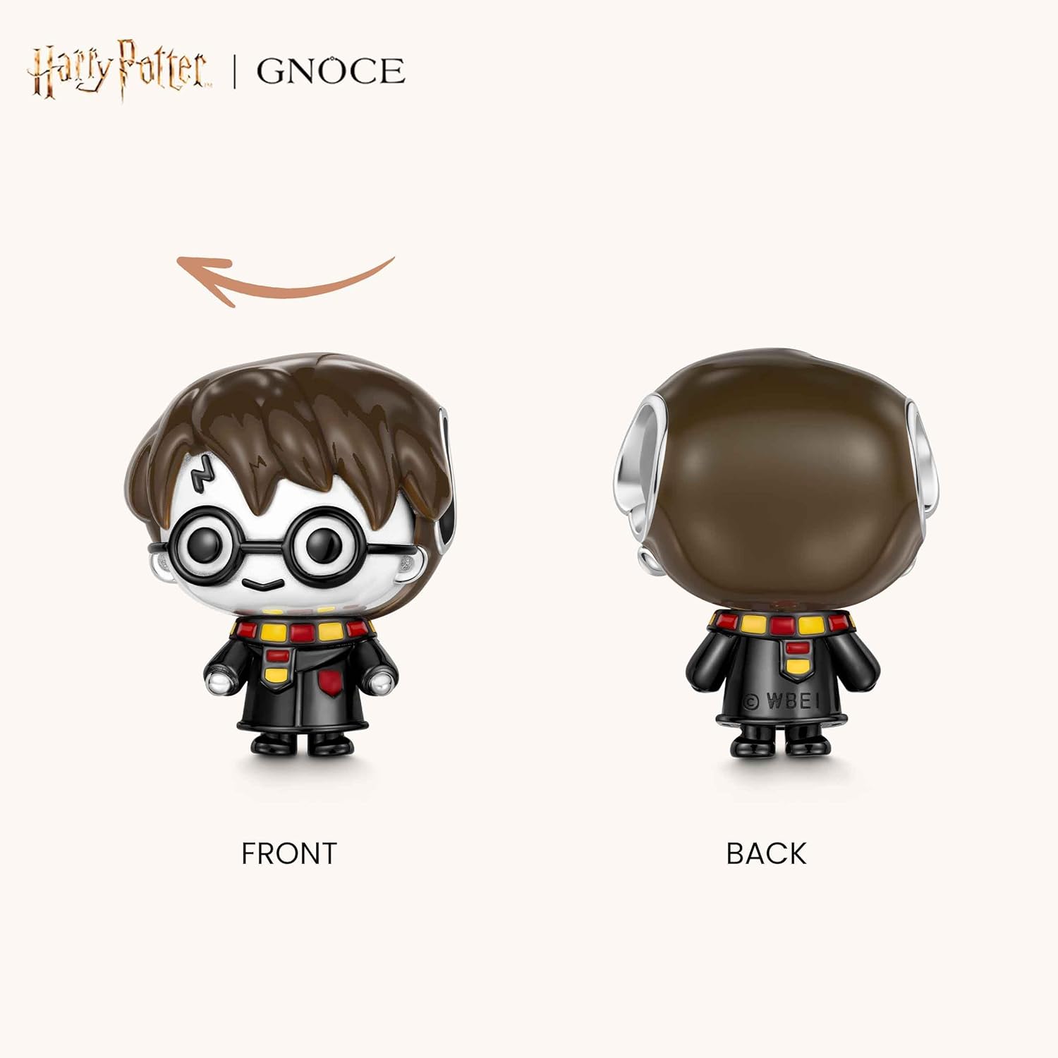 GNOCE Harry Potter Charm Bead Bracelet for Women, S925 Sterling Silver Dangle Charms for Women Wife, Valentine‘s Day, Mother’s Day Jewelry