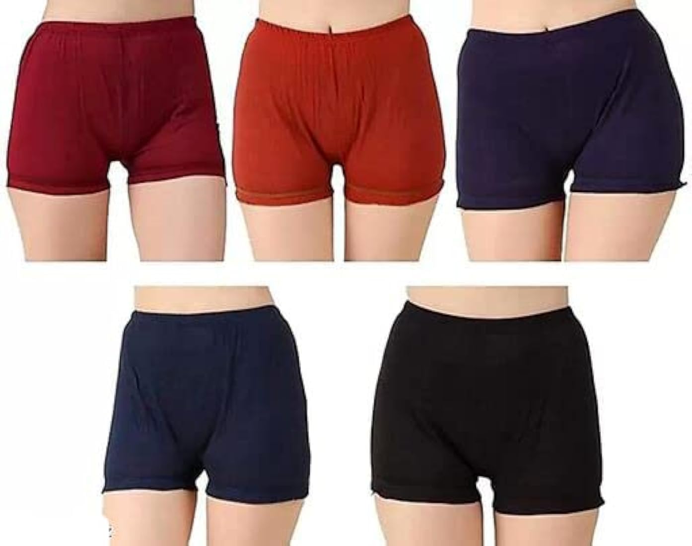 vfyn Women's Cotton Boyshort Underwear Cotton Inner Wears Bloomer Briefs Panties Pack of 12-picture-36