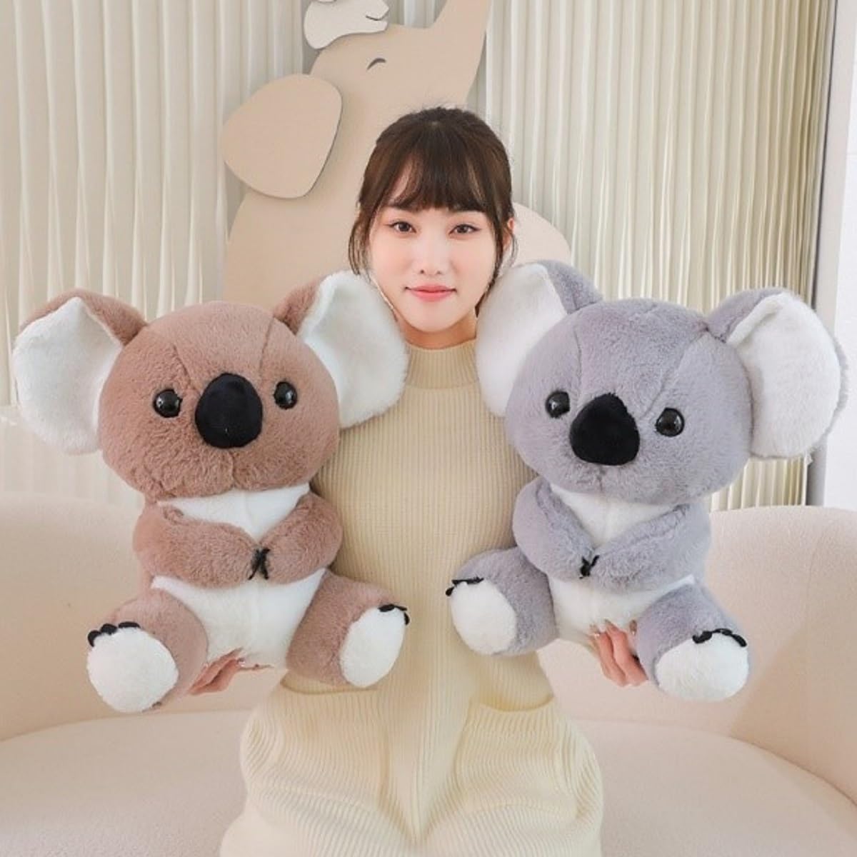Amazon.co.jp: コアラ ぬいぐるみ 抱き枕 40cm (ブラウン) : おもちゃ