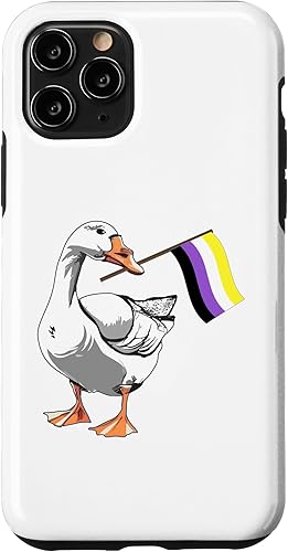 iPhone 11 Pro Nonbinary Goose Bi Pride Flag Bi Pride Parade Flag LGBTQ Case