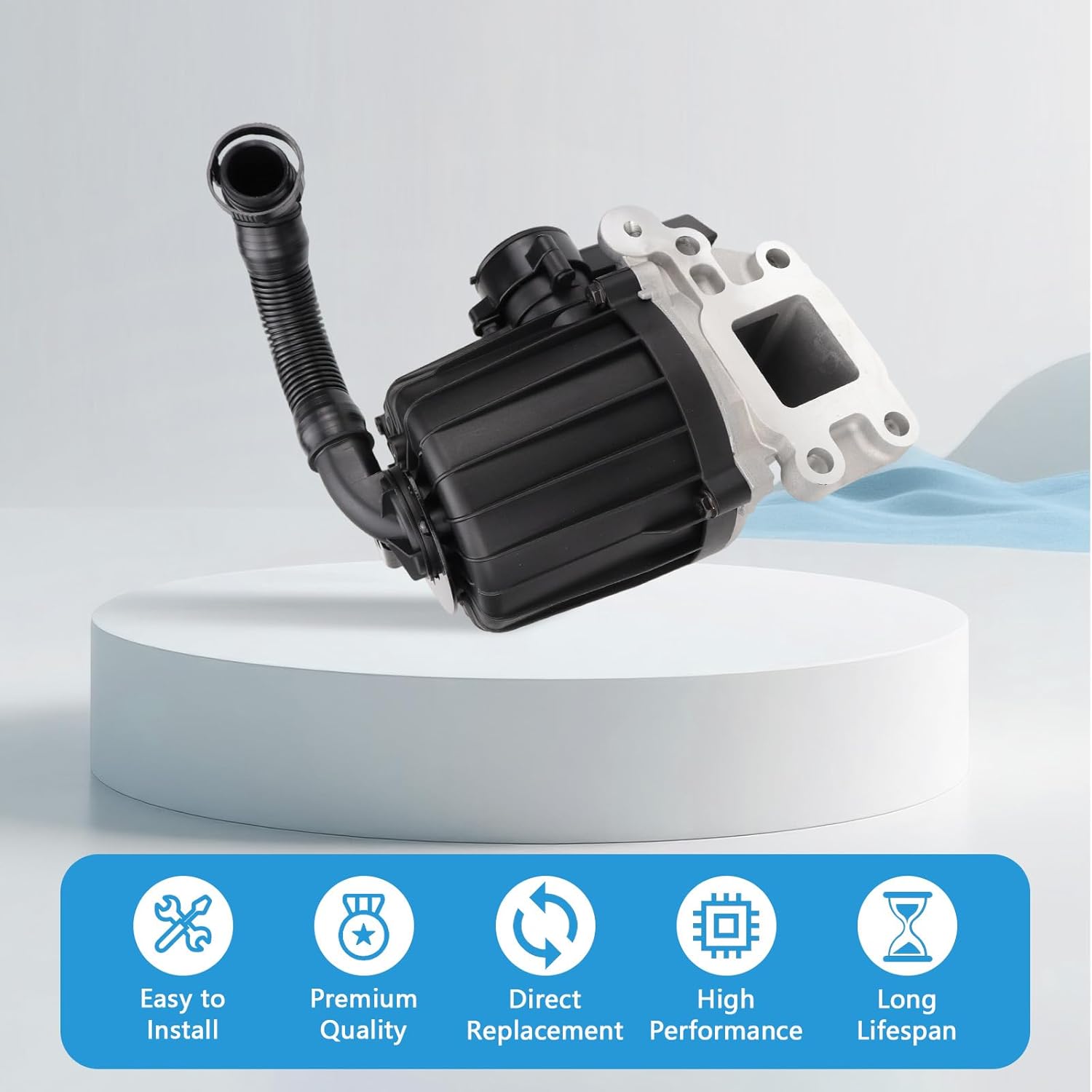 A4720108262 Crankcase Ventilation Separator Compatible with Detroit DD13 DD15 Mack MP8 2010-Present With Gasket Replaces A4720104262,A4720102362 A4720102862