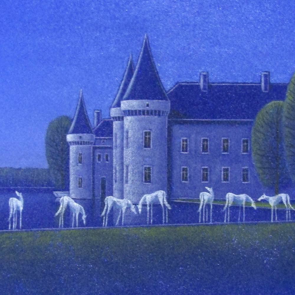 白田篤夫　「水辺の城」　油彩WSM 画面右下・キャンバス裏に直筆サイン有り 楽天市場】楽天ランキング1位受賞作品「水辺の城」白田篤夫（F6サイズ