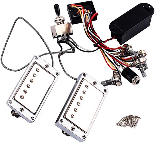 Alnicov Guitar Pickup，Humbucker Pickup，with Electronic Circuit Battery Box，for LP Guitar