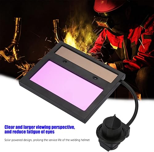 Miniatura 5 de TX500C 4.331 x 3.543in, máscara de soldadura de panel solar para casco de soldadura de lente de oscurecimiento automático, lente de soldadura de