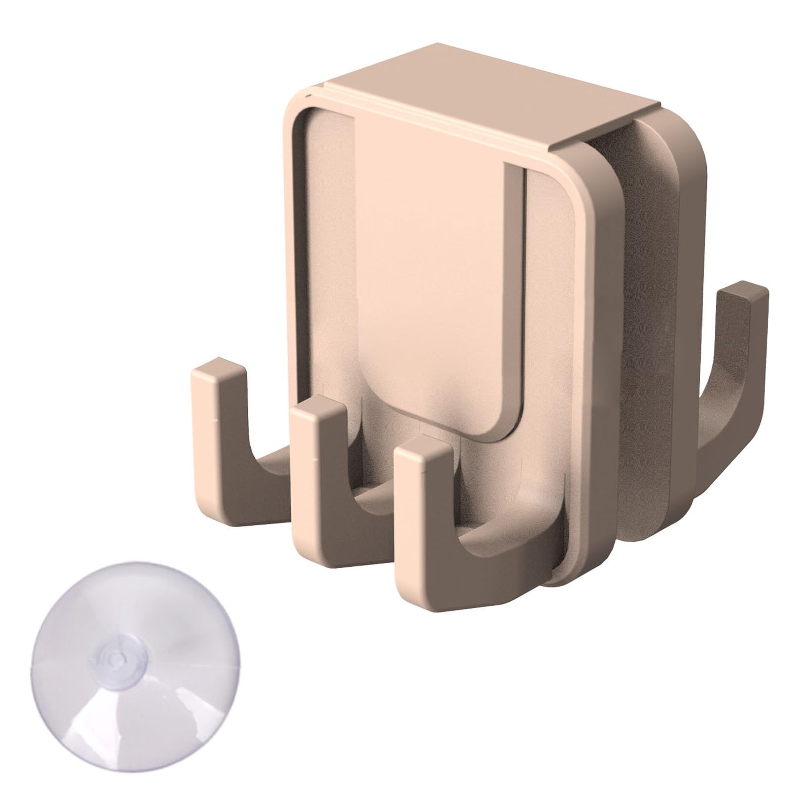Bathroom Suction Cup Shower Door Hook Over Glass Door Shower Towel Rack Double Side Towel Clothes Hanging Hook Robe Clothes Hanger
