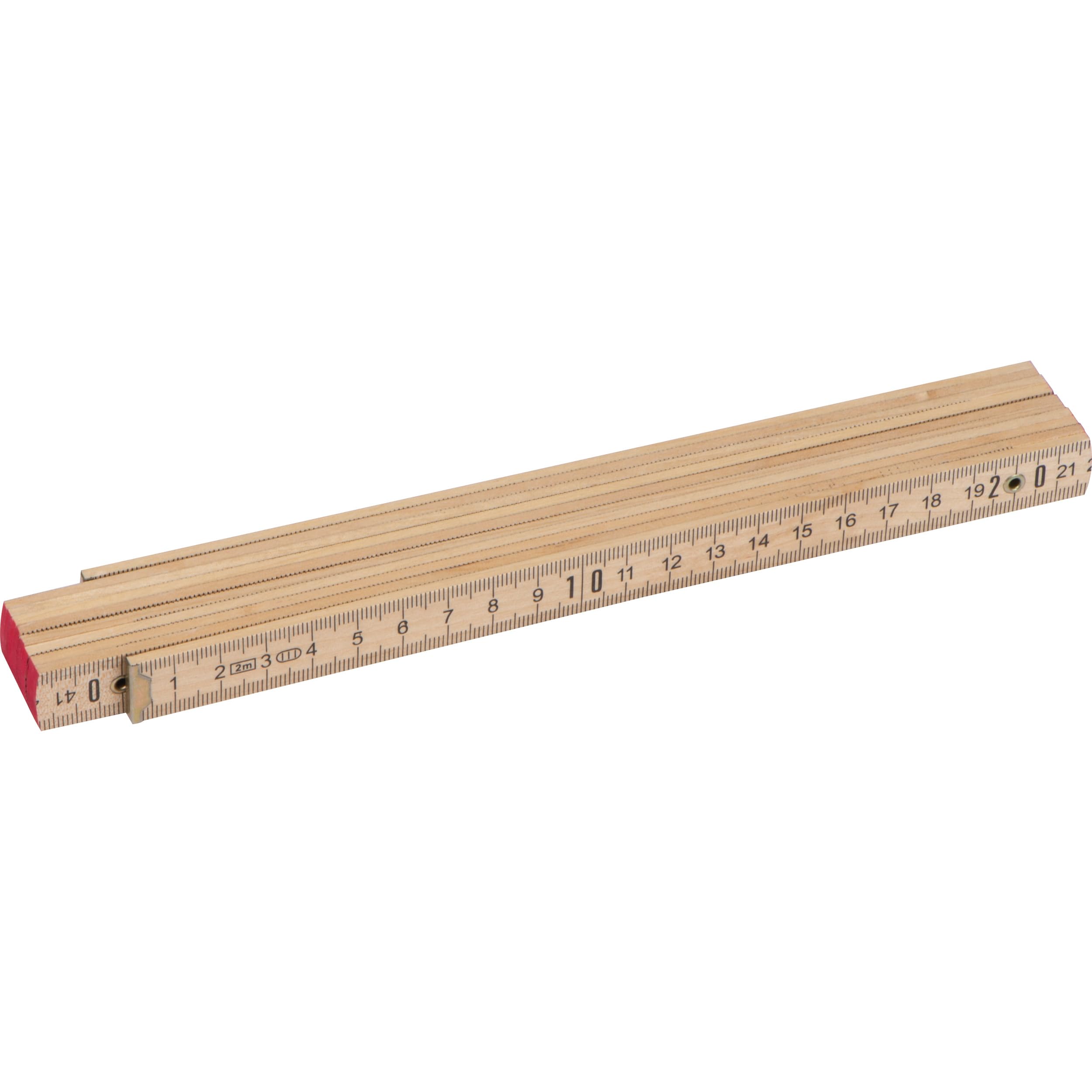 Easy Gifts Zollstock Gliedermaßstab 2 m aus Holz