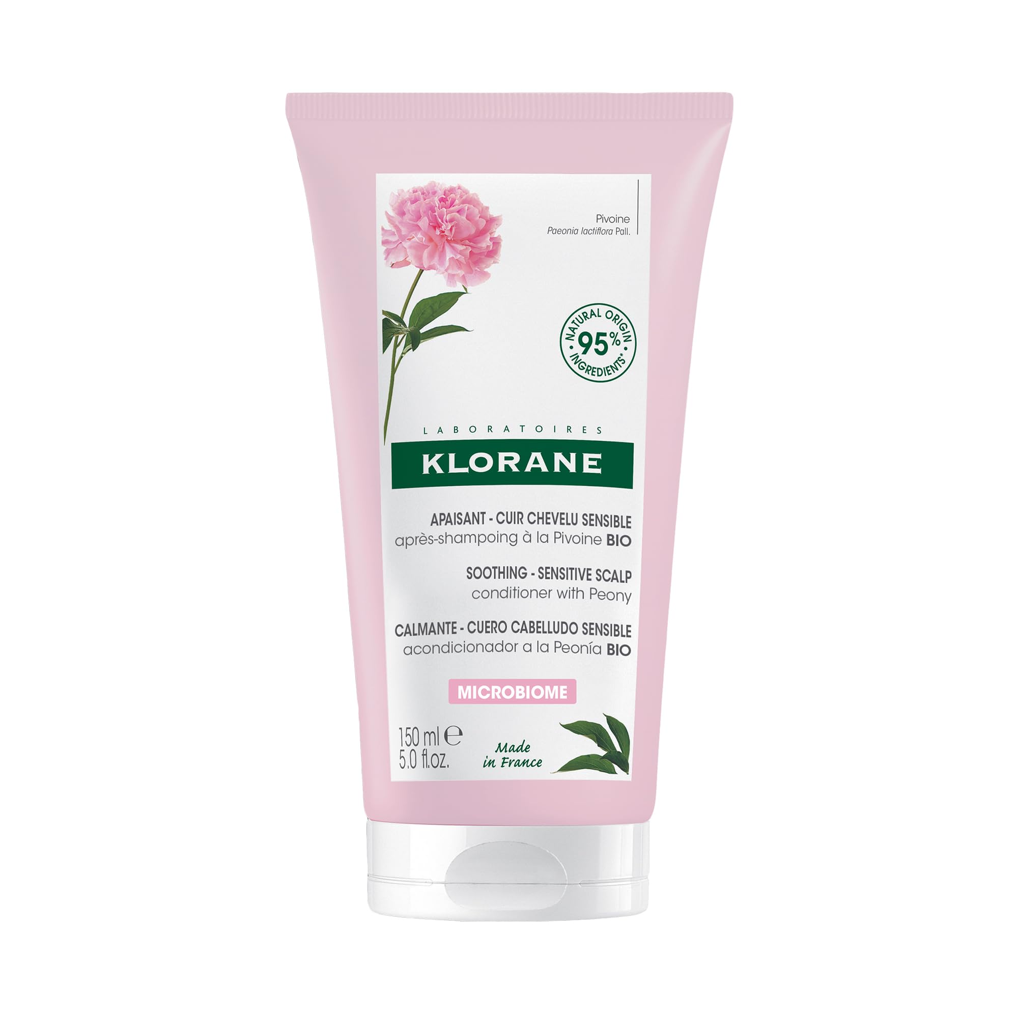 KloraneGel Conditioner with Peony, Soothing Relief for Dry Itchy Flaky Sensitive Scalp, pH Balanced, Provides Scalp Comfort