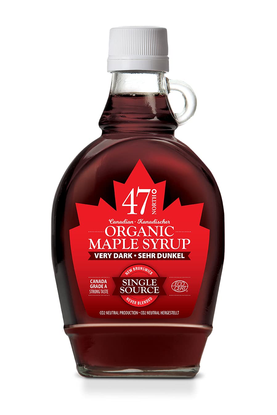47° North Single Source Organic Canadian Maple Syrup Grade A (250g, Very Dark)
