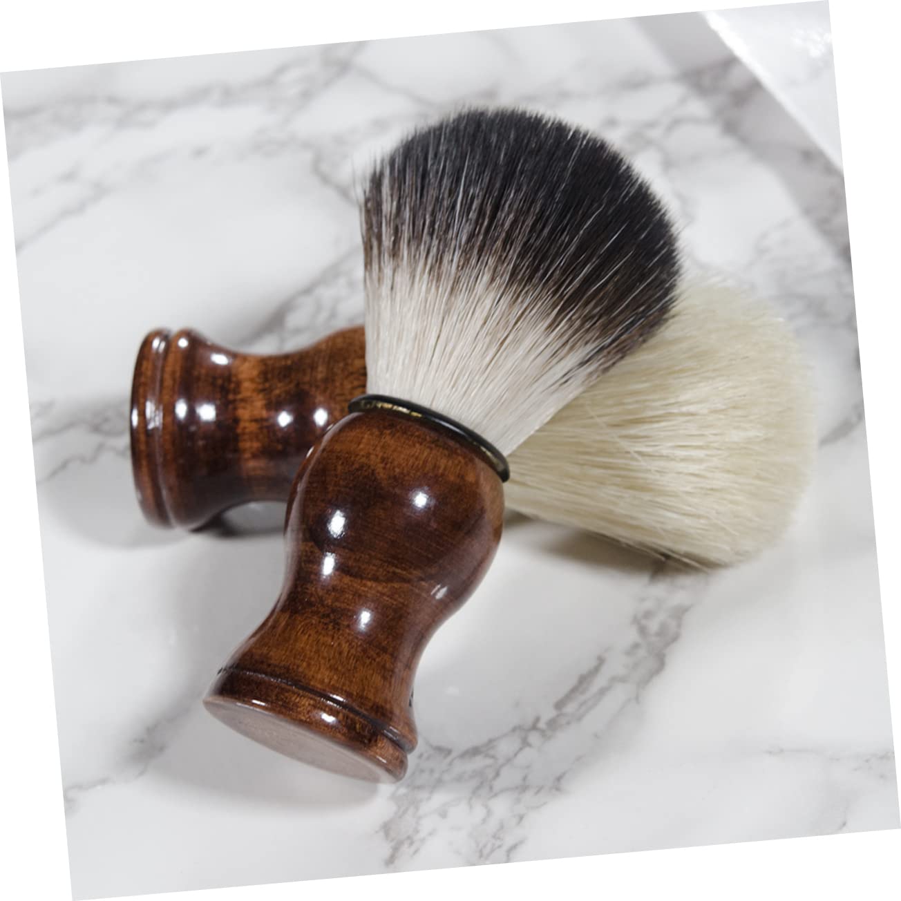 Baluue 3stücke Portable Beard Brush Für Männer Hautfreundliche Nylon-rasierpinsel Für Bartpflege Und Gesichtsreinigung Kompakte Und Tragbare Bartbürste Für Reisen Und Täglichen