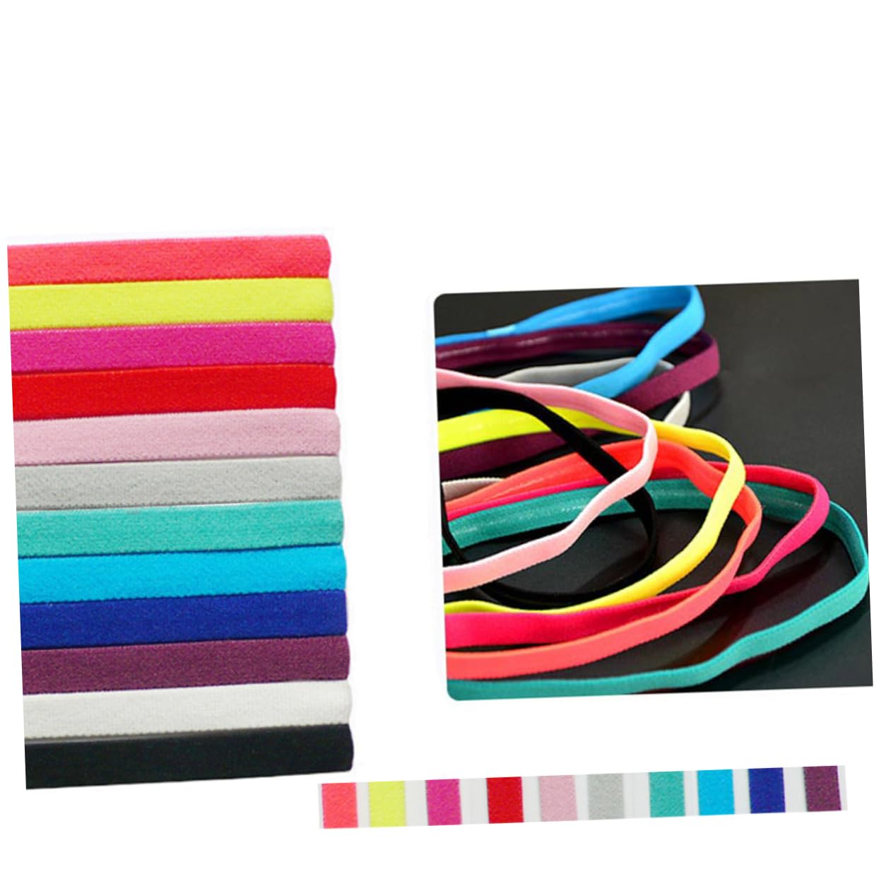 Abaodam 3 Set Di Fasce Per Per Esercizi Atletici Fasce Per Yoga Fasce Per Sportive Non Elastiche E Traspiranti Per Uomo E Donna 10 Pezzi*3