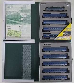 KATO 10-249 さようなら「あさかぜ」 10両セット　AとB Amazon | KATO 10-249 EF66+24系 さようなら特急「あさかぜ」10両