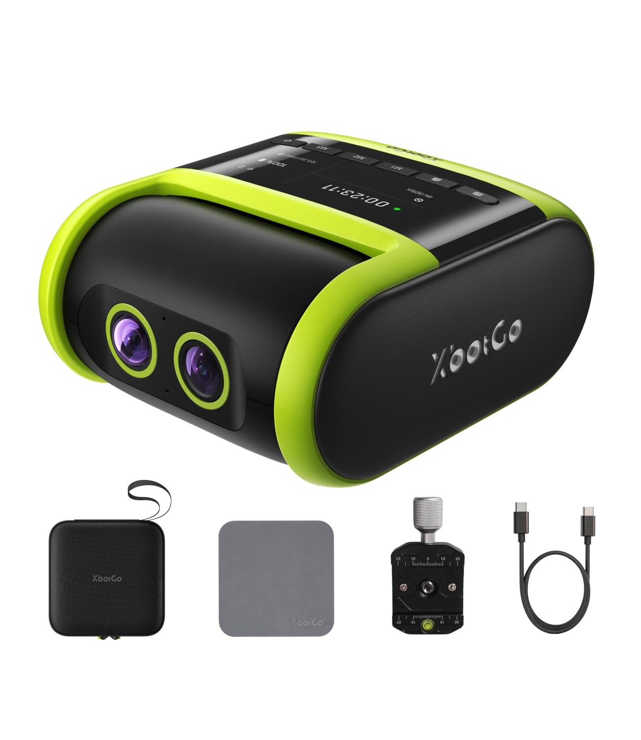 Amazon | XbotGo Falcon オールインワンAIスポーツカメラ 4Kデュアル