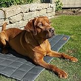 your GEAR Lana Hundematte XXL 120x80 cm – Hundedecke für große Hunde waschbar 60°C – Wasserdicht & Robust – Baumwolle Hundekissen – Auto Kofferraummatte – XXL Haustiermatte