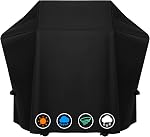 Couverture de gril robuste pour Napoléon Rogue 425 Series et 525 Series Grill, Protection contre les intempéries Couverture imperméable Noir