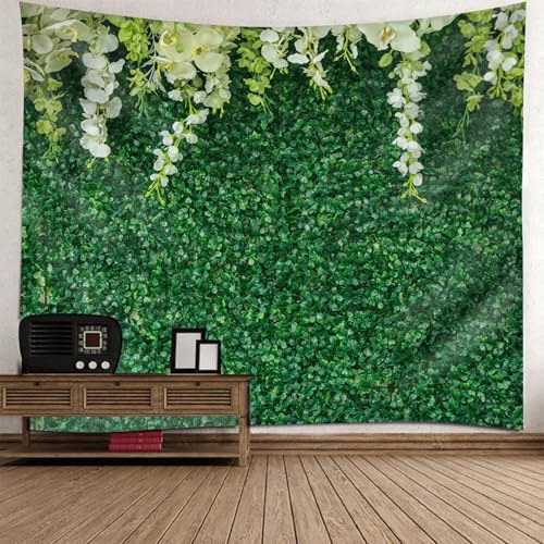 Tapisserie aesthetic fleurs et vignes pour creer un coin de nature dans sa chambre