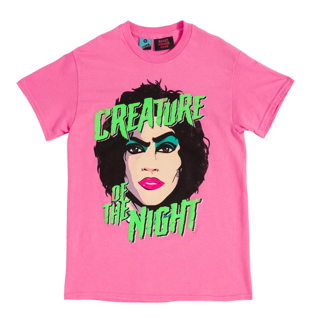 The Rocky Horror Show Creature of The Night Pink T Shirt