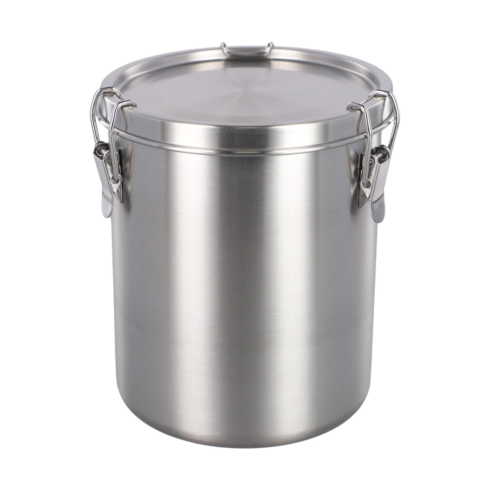 Frischhaltedose aus Edelstahl, luftdicht, mit 3 Ventildichtungen, versiegelter Behälter für Kaffeebohnen, Tee, Zucker, Mehl, Organizer, Tank, Silber (520/1000/1600/2500 ml)