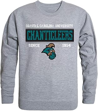 CCU Coastal Carolina Chanticleers NCAA Established Sewat Shirt - X-Large, Heather Grey