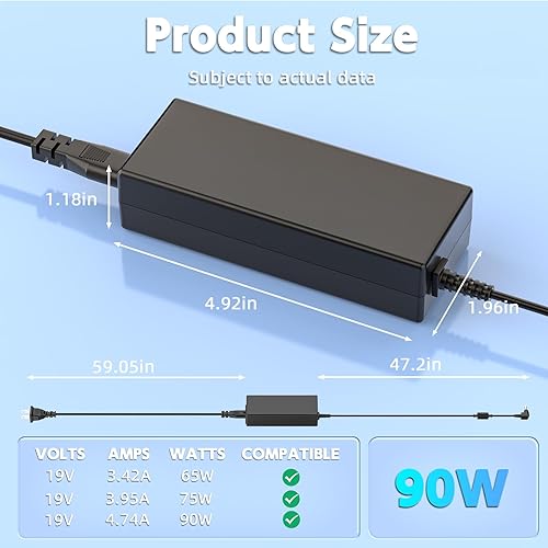 Miniatura 6 de Cable de alimentación de 90 W 19 V compatible con Westinghouse TV 24 32 40 42 46 pulgadas UW40TA2W UW40T8LW LED TV UW32SC1W UW32S3PW UW40TC1W