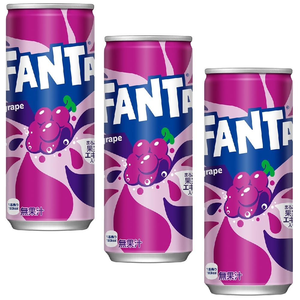 Amazon.co.jp: コカ・コーラ ファンタ グレープ 250ml缶×90本【3ケース