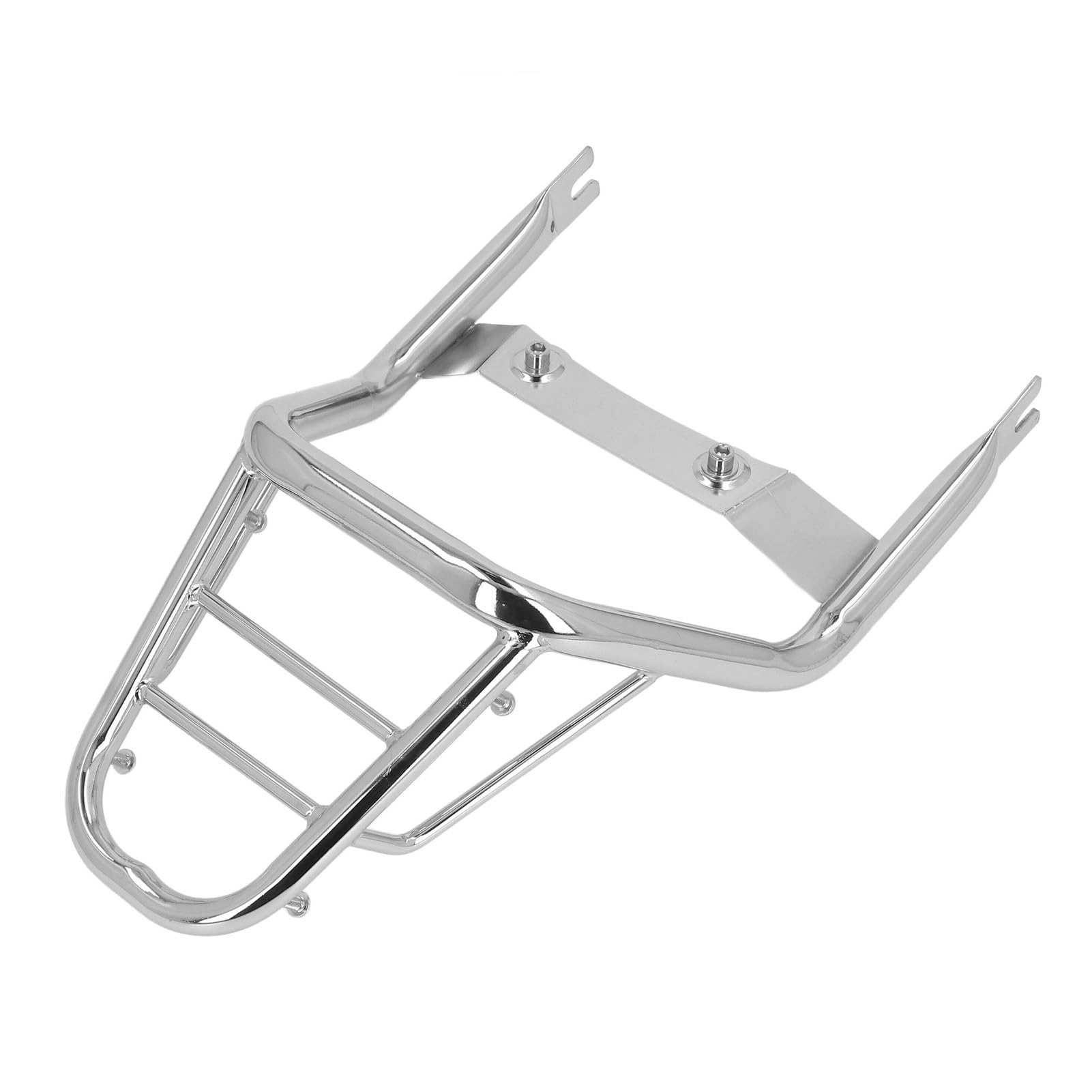 Yosoo Health Gear Portaequipajes Trasero, Portaequipajes Cromado de Acero Al Carbono para Monkey 125 2018 2022, Estante de Almacenamiento Duradero con Pasamanos para Motocicletas