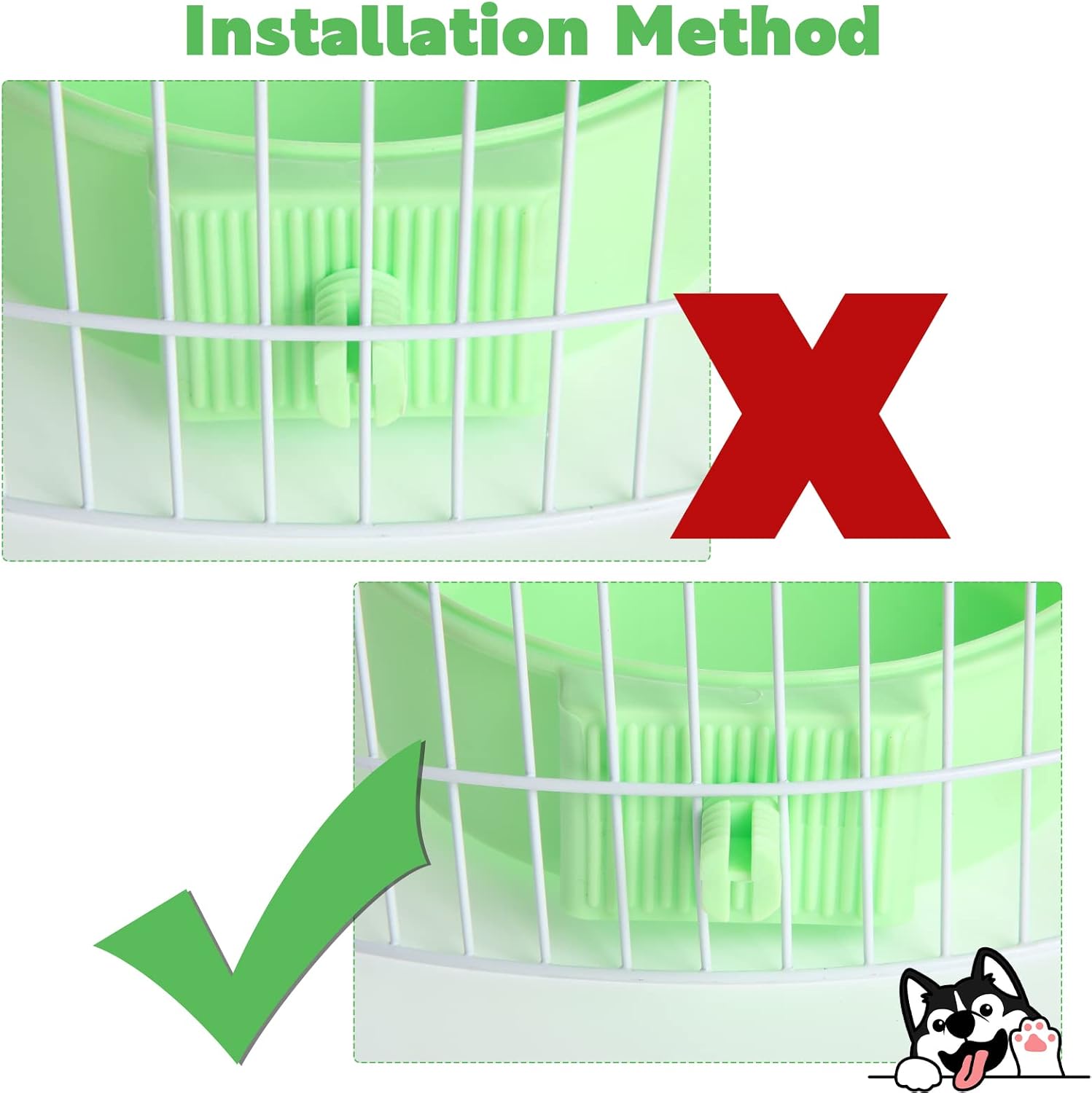 Mimorou 12 Pcs Crate Bowls Bulk Puppy Dog Bowls for Kennel Removable Stainless Steel Crate Water Bowl Kennel Hanging Food Feeders Coop Cup for Cat Puppy Rabbit Birds Ferret Guinea Pigs