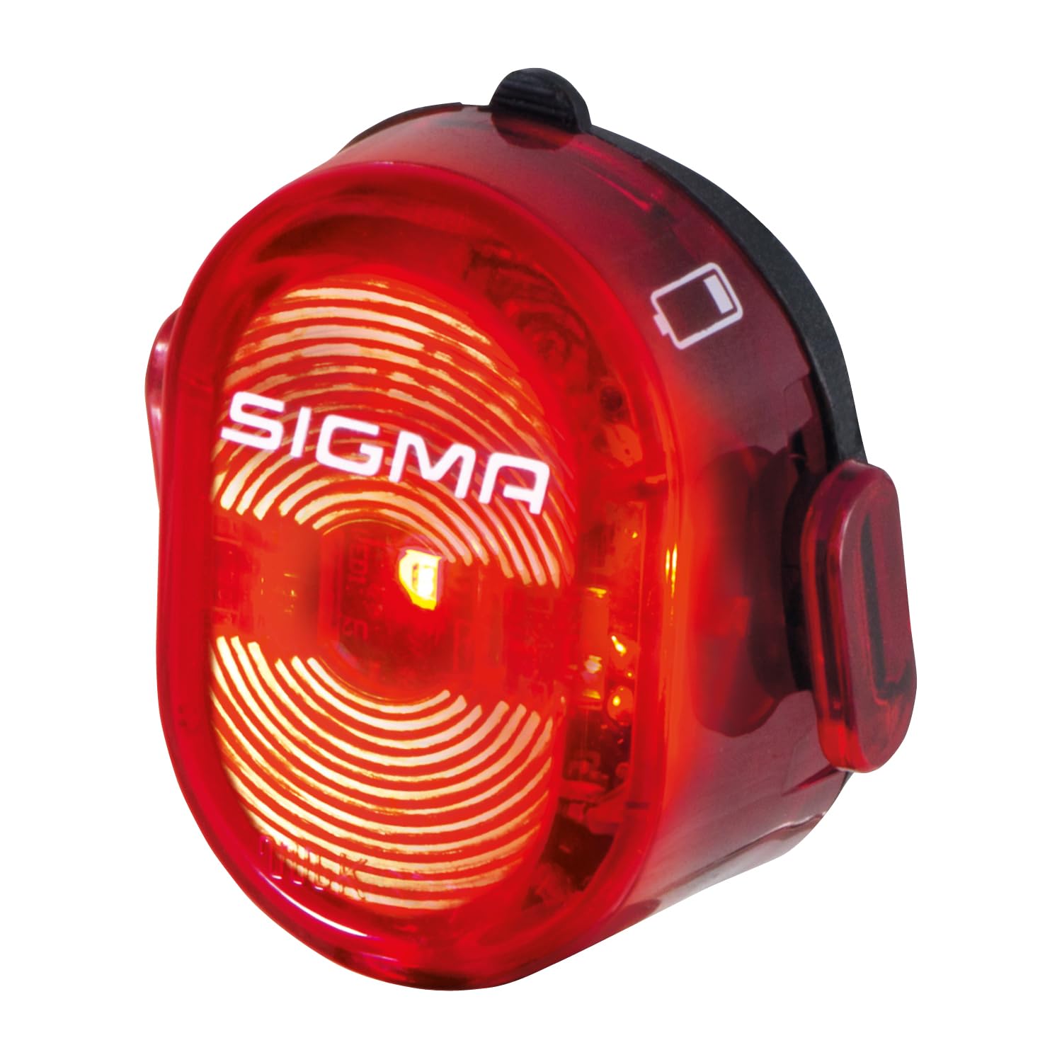 SIGMA Nugget II I wiederaufladbares, akkubetriebenes Rücklicht I StVZO zugelassen | 400 m Sichtbarkeit