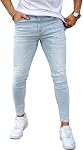 GINGTTO Hommes Skinny Jeans Slim Fit Stretch Jeans Comfy Denim Jeans Pantalons