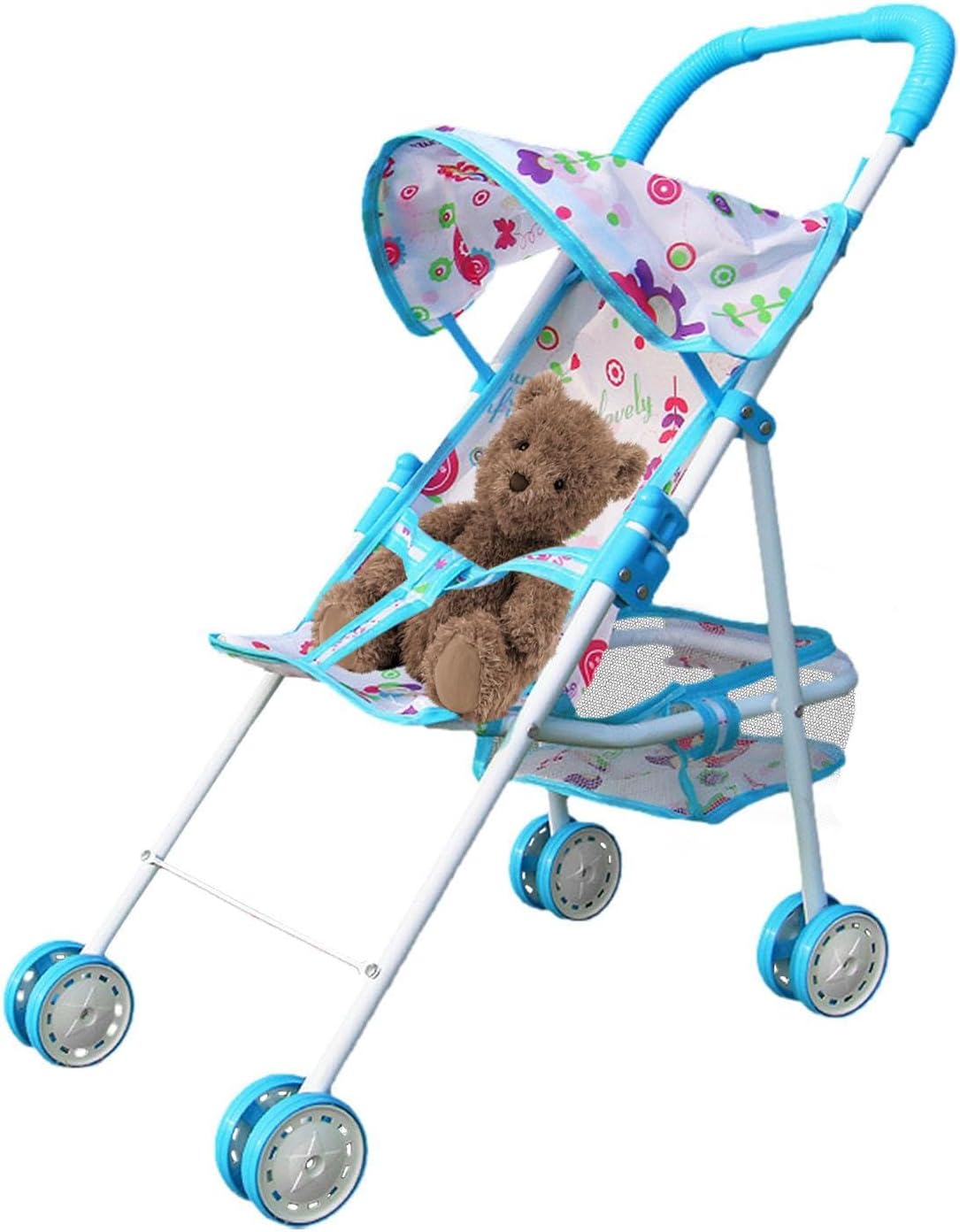 Baby Doll Carriage, Baby Stroller for Dolls, Baby Doll Pram, Toy Baby