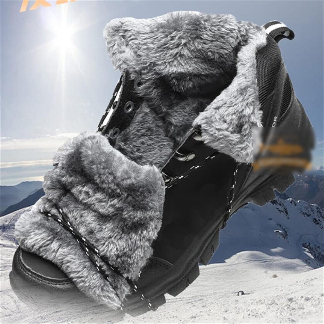 Zapatos de pesca de invierno más terciopelo cálido transpirable antideslizante botas de nieve deporte al aire libre camping senderismo pesca zapatos