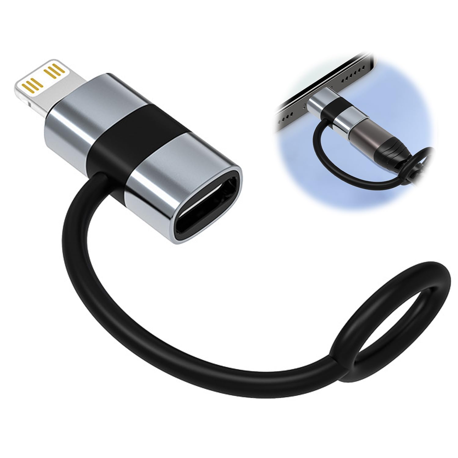 Lightning USB-C 変換アダプタ Typec Lightning 変…