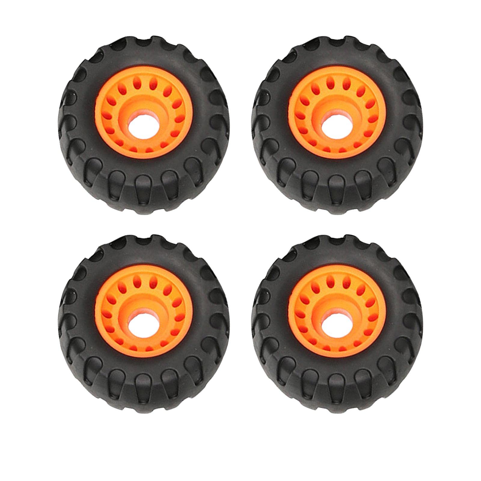 Fancyes 4Pcs PU Skateboard Wheels 75A Street Longboard Wheel Parts Black