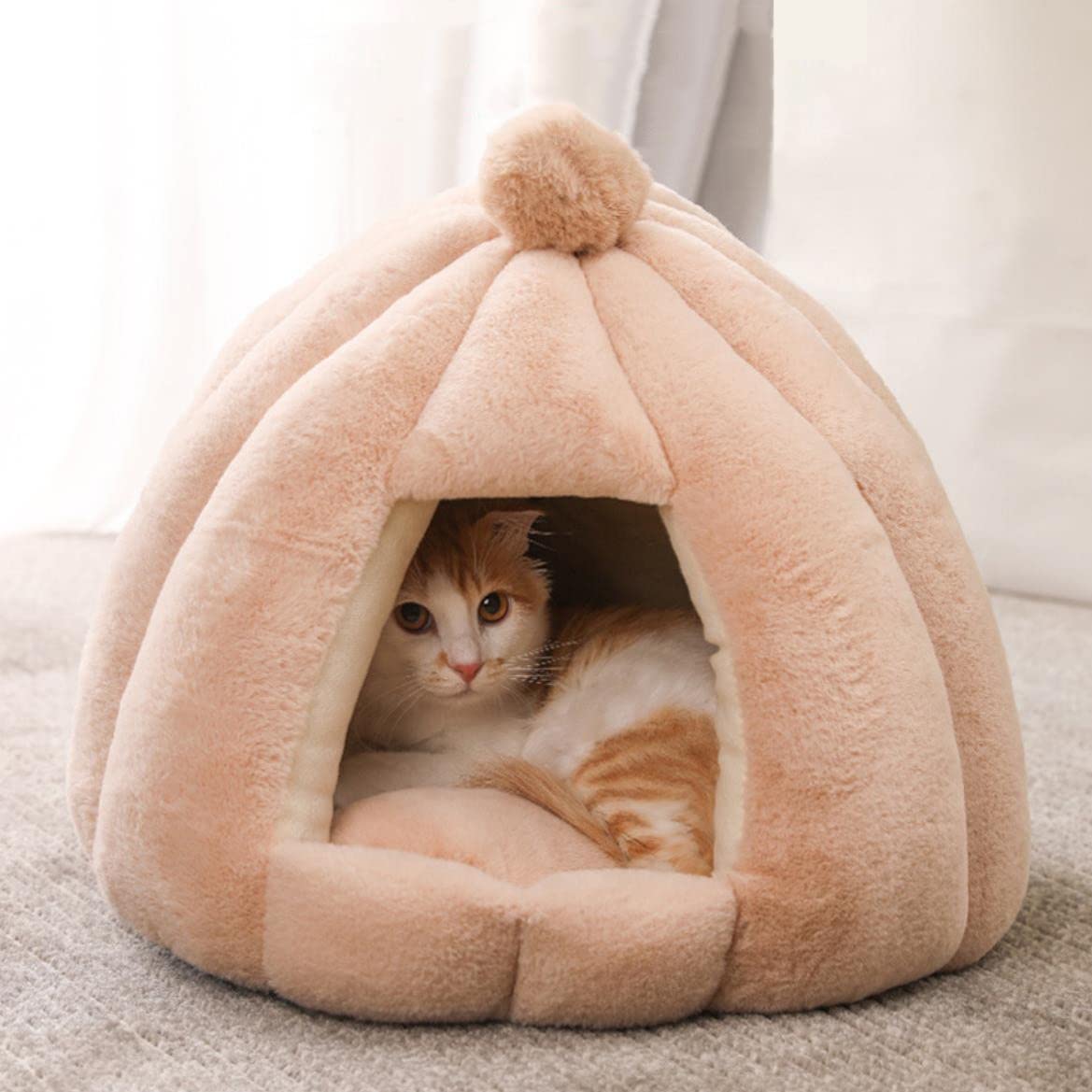 0920149 天然フローライト猫ちゃん、貫通穴、5個セット｜各種パーツ