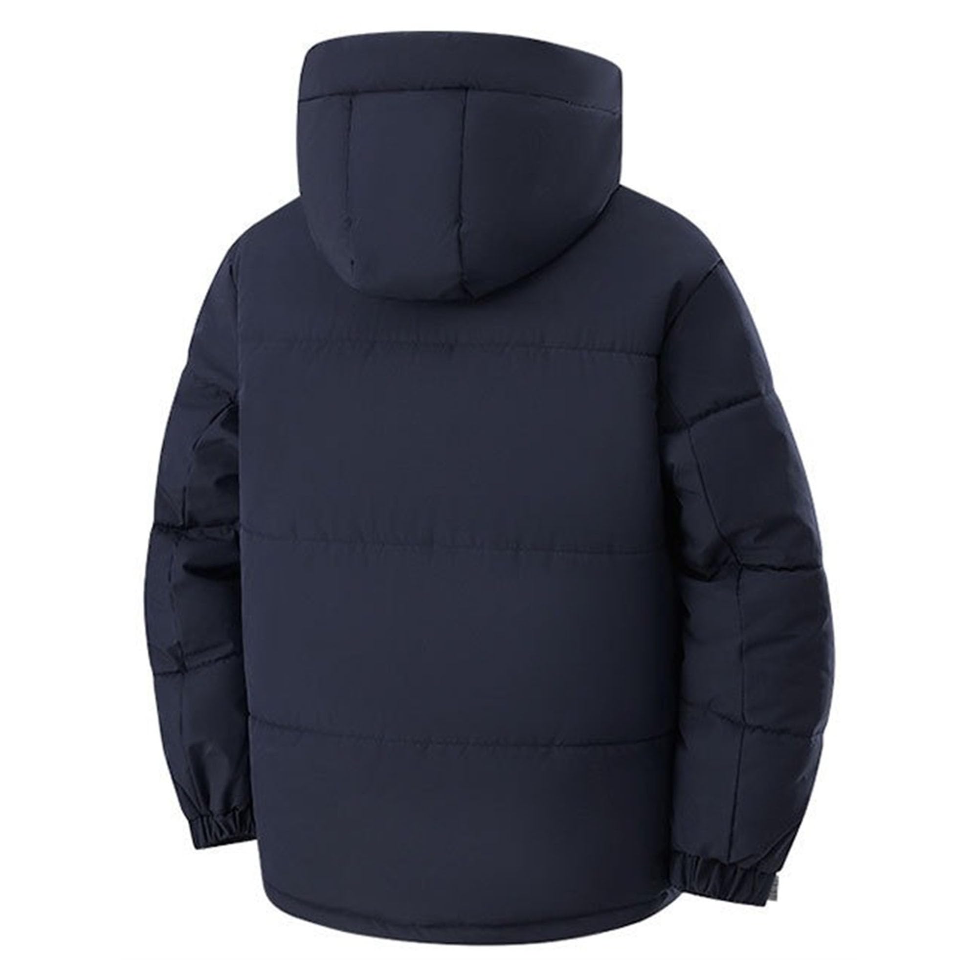 Piumino da uomo con cappuccio Bubble Parka Coat Stand Collar antivento piumino piumino full zip piumino cappotto