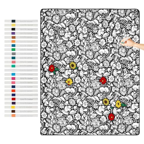 Colorez votre propre couverture 150x115cm, le projet d'art personnalisé à offrir en cadeau
