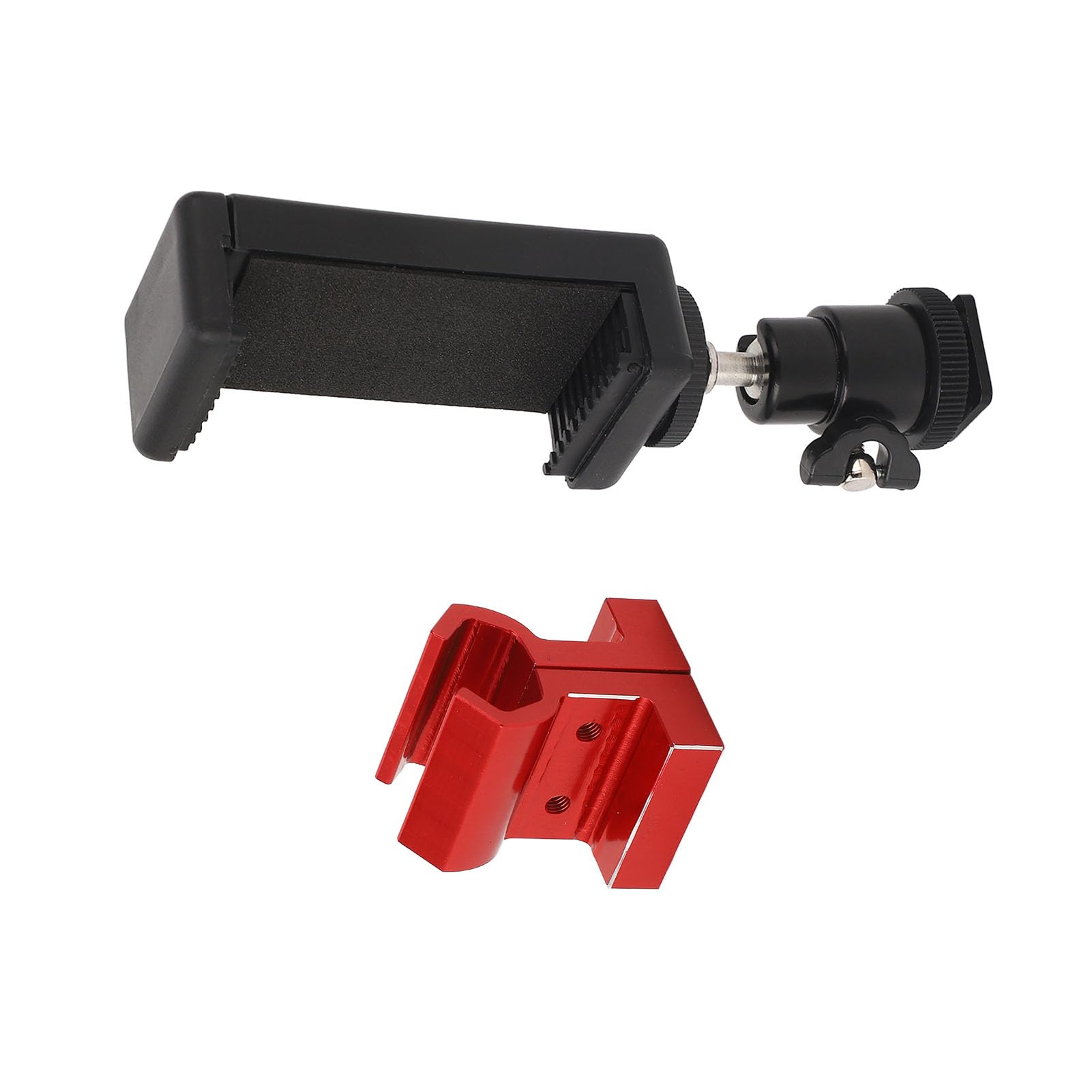 VGEBY Universal Phone Mount for Traxxas TQi Adjustable Stable Transmitter Phone Mount for Phones Over 5.5 Inch (Red)