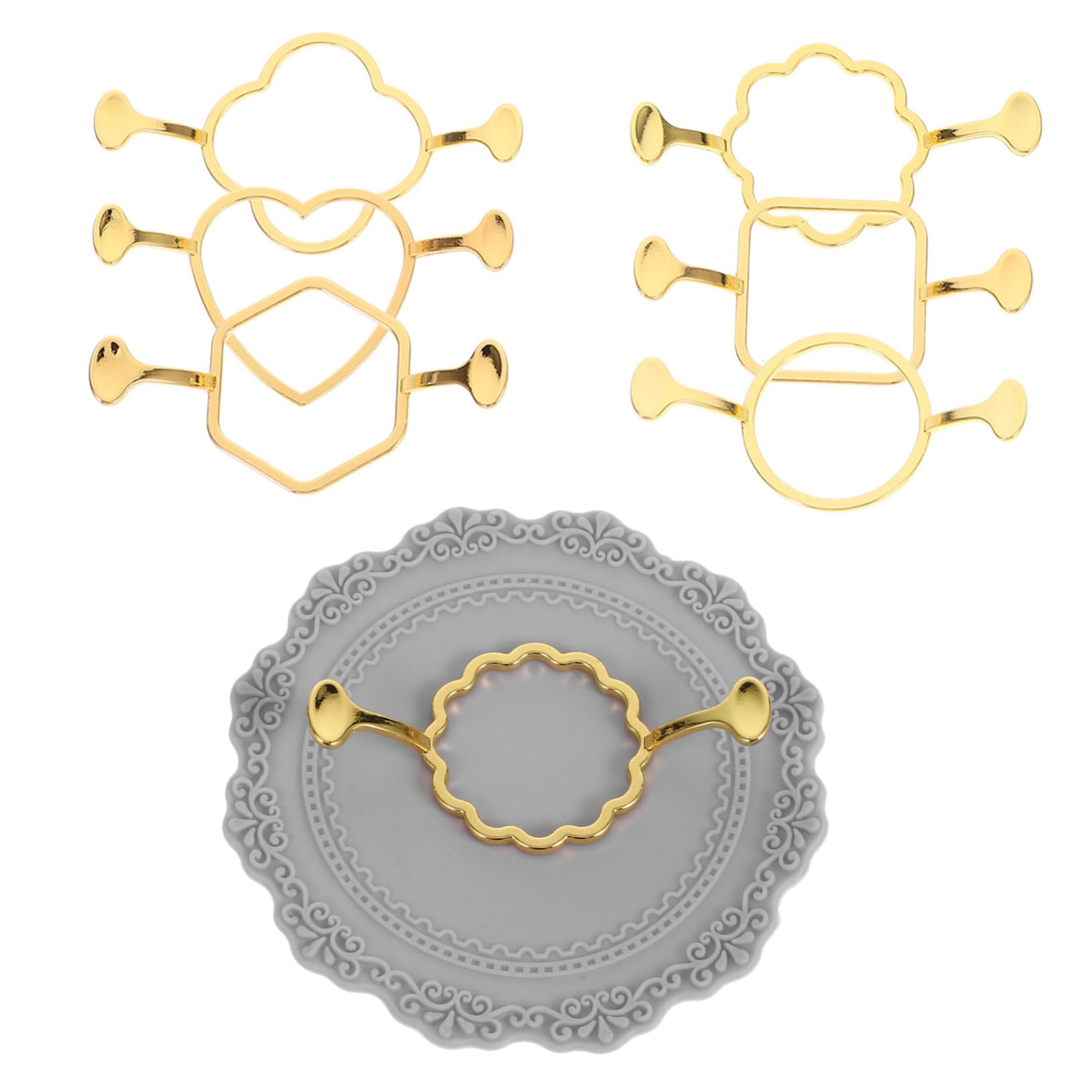 STOBOK 3sets Per Ceralacca Con Stampi Sigillatura Kit Per Su Buste e Regali Per e Speciali