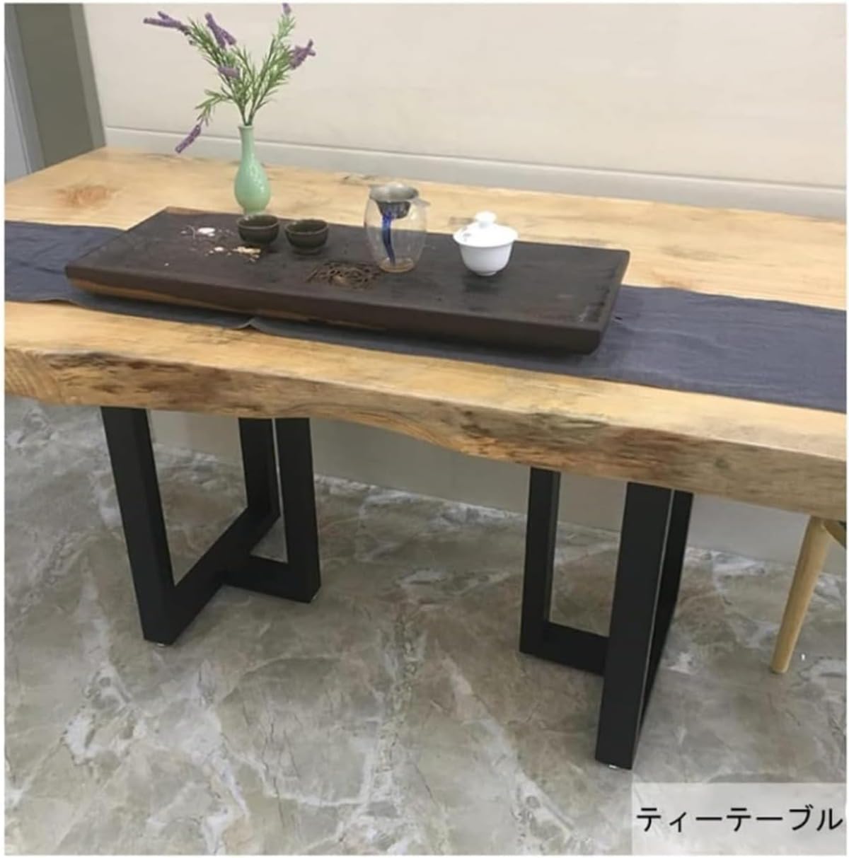 Amazon | Kziazoi DIY カウンター用のオシャレアイアン脚 黒 幅40/50