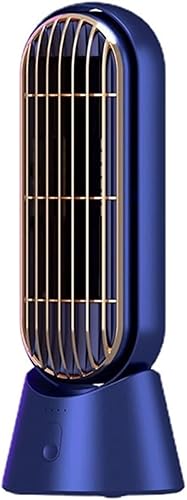 ZUMAHA Ventilador de torre silencioso, ventilador oscilante de cabeza oscilante de 90, ventilador de escritorio silencioso recargable por USB para disponible en Yaxa El Salvador